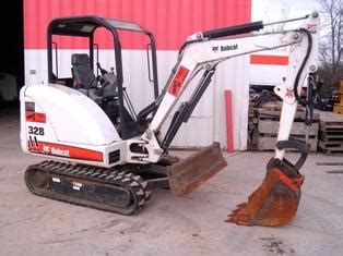 Bobcat 328 Mini Excavator Specs & Dimensions :: RitchieSpecs